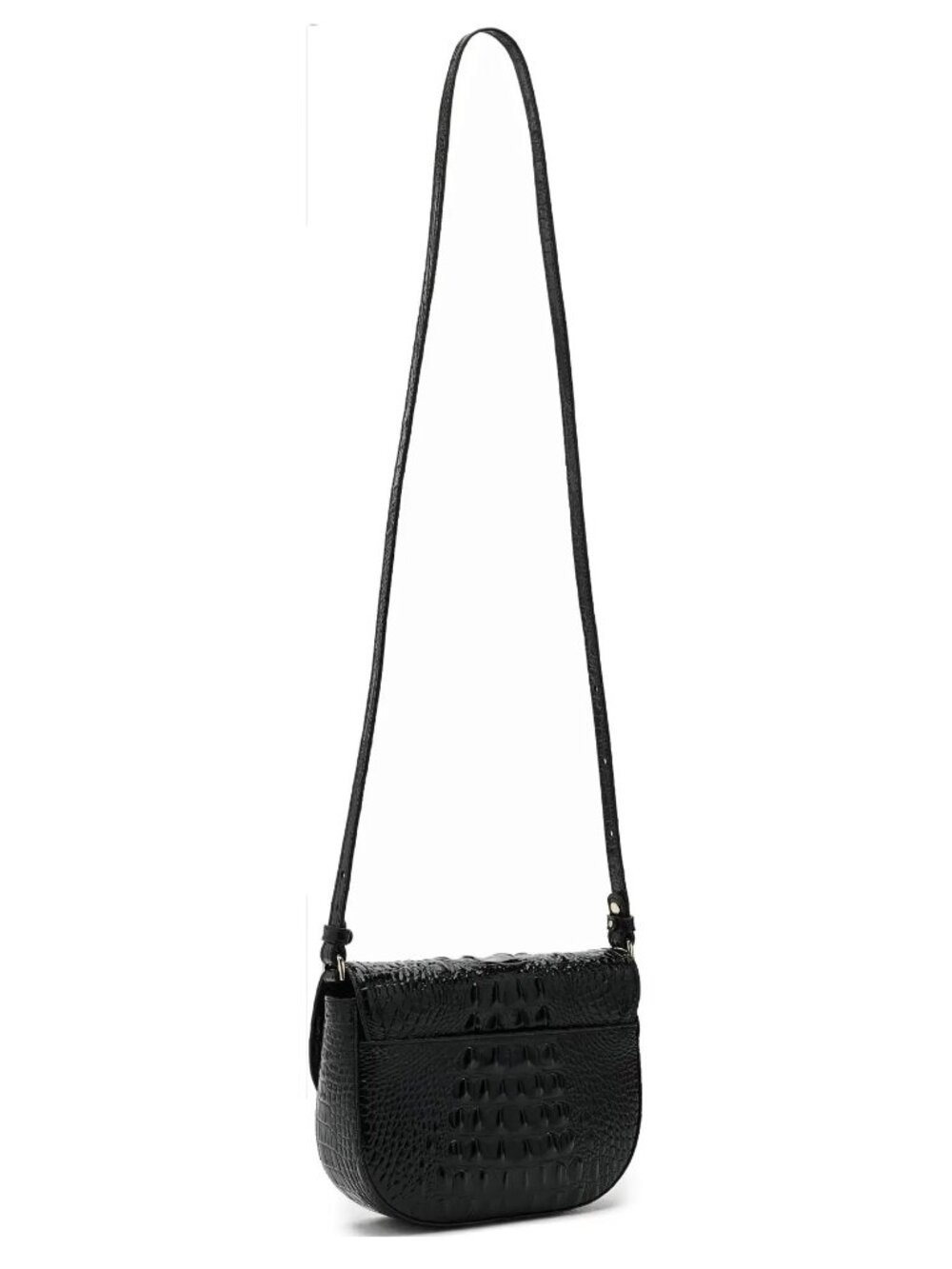 NWT ✅ Brahmin PORTIA BLACK Melbourne Leather Bag ⭐ NWT, COA, DUST BAG - Picture 9 of 16
